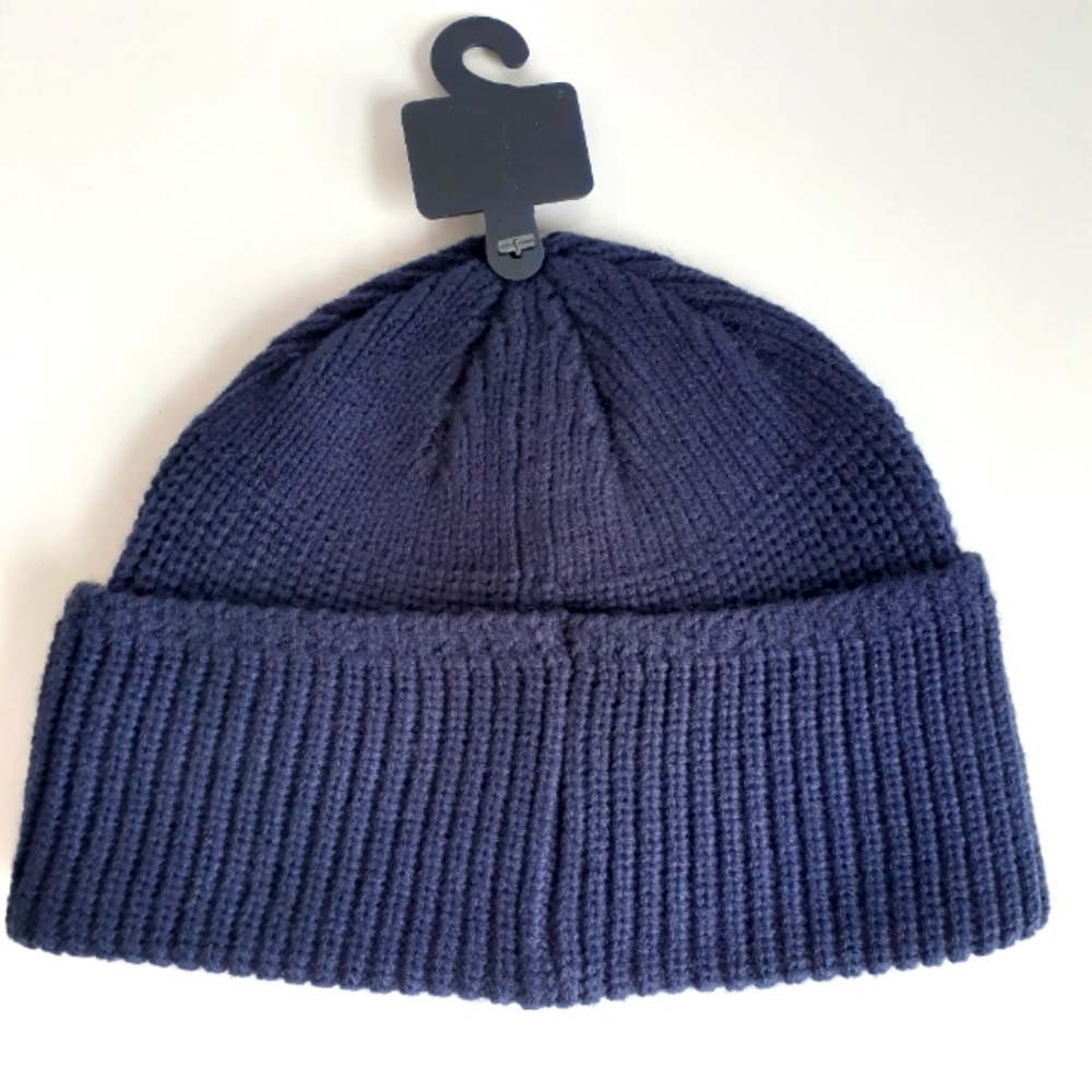 Polo Ralph Lauren Men's Tiger Patch Navy Blue Knit Beanie Toque Hat NWT - Picture 4 of 10